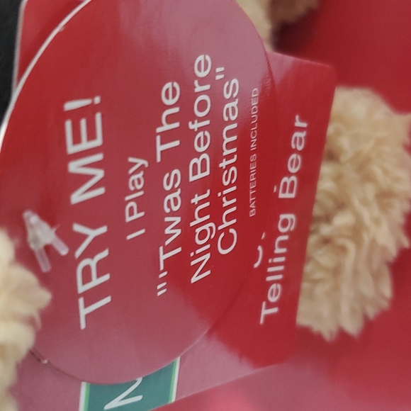 CHRISTMAS BEAR TELLS THE STORY NIGHT BEFORE CHRISTMAS - Picture 7 of 7